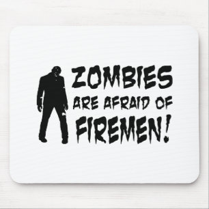 Zombies haben vor Feuerwehrmann-Geschenken Angst Mousepad