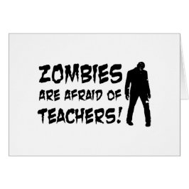 Zombies haben vor Lehrern Angst
