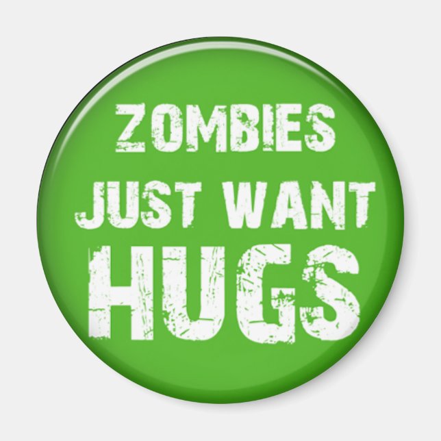 Zombies Halloween-Goodies Magnet (Vorne)