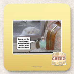 Zombies im Hinterhof Untersetzer