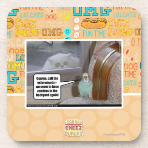 Zombies im Hinterhof Untersetzer