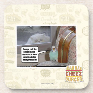 Zombies im Hinterhof Untersetzer