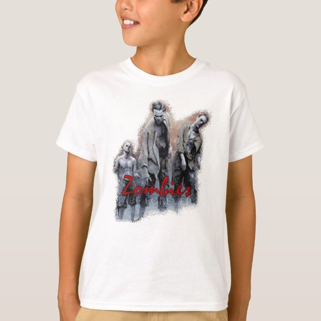 Zombies Kids Ringer Shirt (Vorderseite)