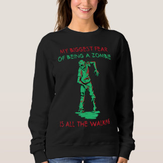 Zombies - Mama - Walking - Übung - Halloween Sweatshirt