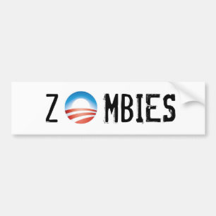 Zombies - Obama-Zombies Autoaufkleber