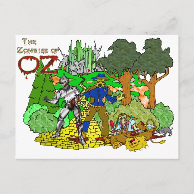 Zombies of OZ Postkarte (Vorderseite)