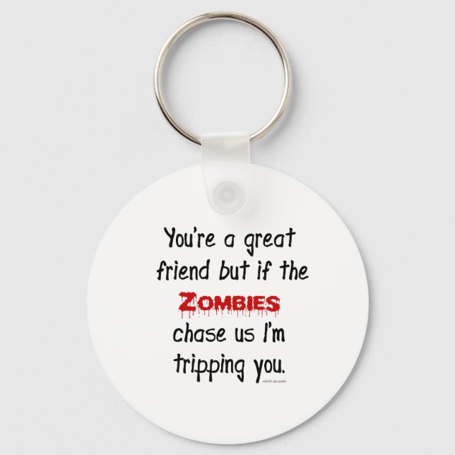 Zombies Schlüsselanhänger (Vorderseite)