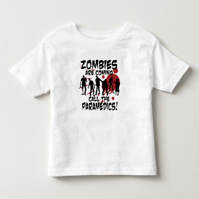 Zombies sind kommender Anruf das Kleinkind T-shirt (Vorderseite)