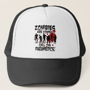 Zombies sind kommender Anruf die Sanitäter Truckerkappe