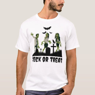 Zombies Trick oder Treatment Design T-Shirt