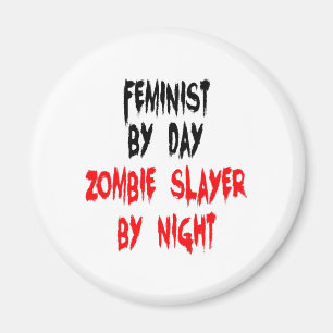Zombieslayer-Feminist Magnet