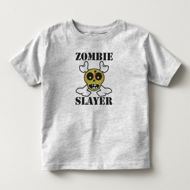 Zombieslayer-Kinder Kleinkind T-shirt (Vorderseite)