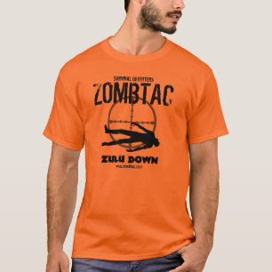 Zombietaktischer "Zulu unten! " T-Shirt