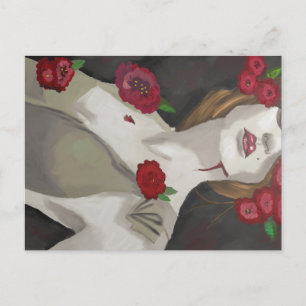 Zombified Beauty Postkarte