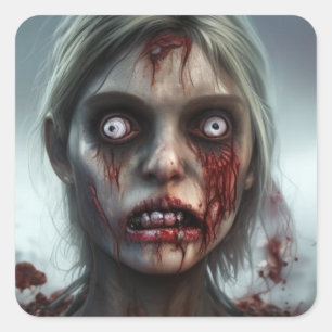 Zombifizierter Aufkleber