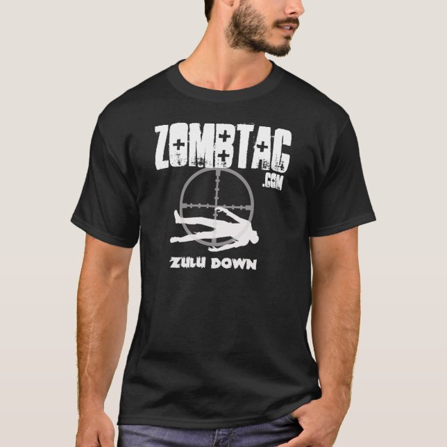 Zombtac Zulu-unten Dunkelheit T-Shirt (Vorderseite)
