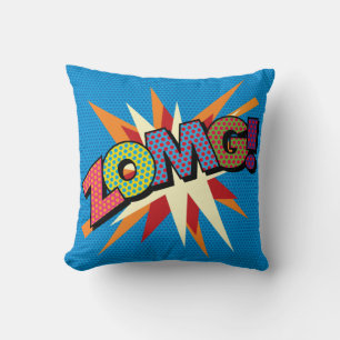 ZOMG Lustiges Comic-Book-Pop-Art-Typografie Kissen