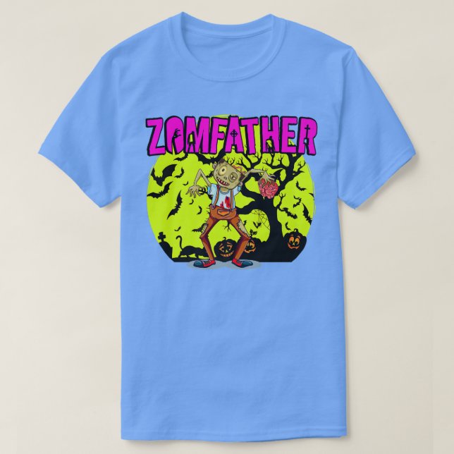 ZomVater Funny Zombie Premium T-Shirt (Design vorne)
