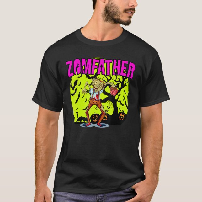 ZomVater Zombie T-Shirt (Vorderseite)