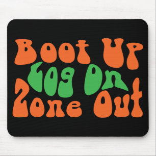 Zone aus! mousepad