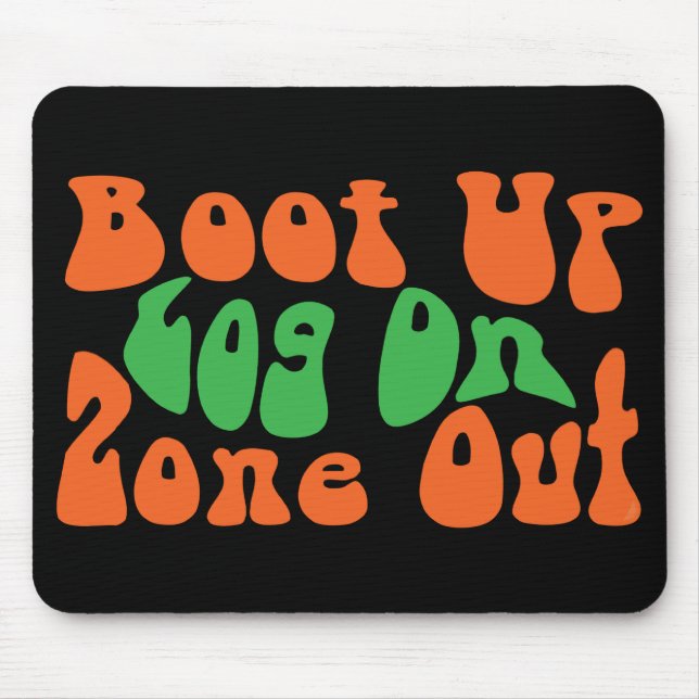 Zone aus! mousepad (Vorne)