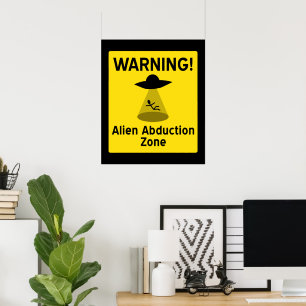 Zone für Außerirdische Entführungen Poster