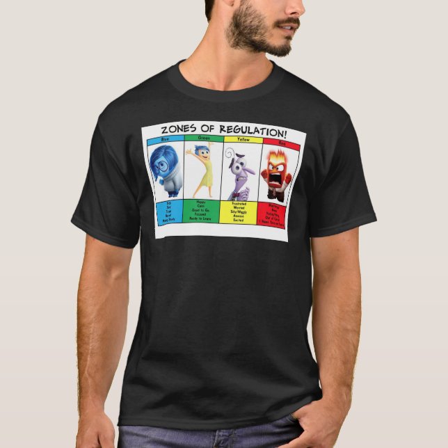 Zones Of Regulation Poster T-Shirt (Vorderseite)