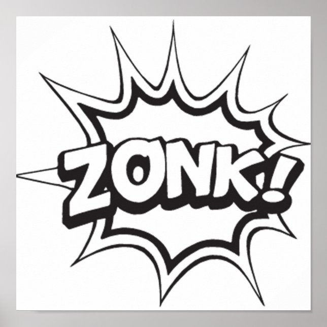 ZONK Comic Buchtitel Poster (Vorne)