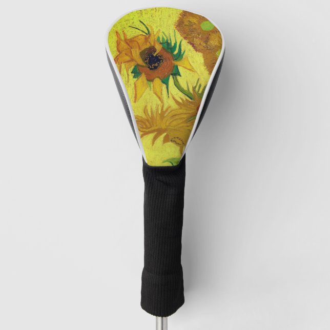 Zonnebloemen (Van Gogh) Golf Headcover (Vorderseite)