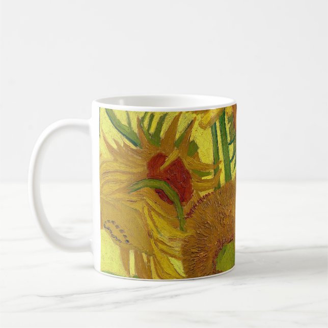 Zonnebloemen (Van Gogh) Kaffeetasse (Links)
