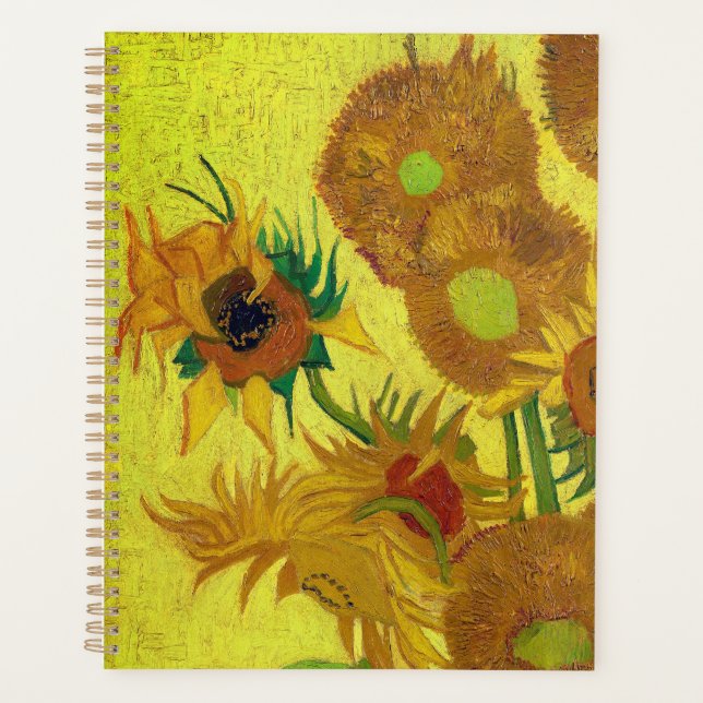 Zonnebloemen (Van Gogh) Planer (Vorderseite)