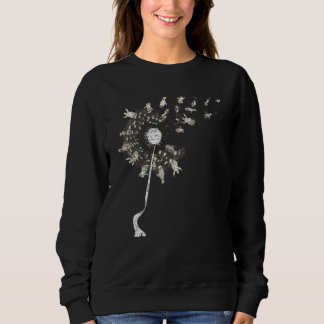 Zoo Animal Antarctica Bird Cute Penguin  Dandelion Sweatshirt