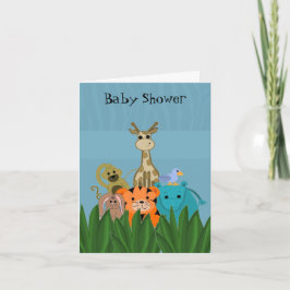 Zoo Animal Baby Dusche Einladung