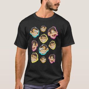 Zoo Animal Chimpanze Niedlicher Affe T-Shirt