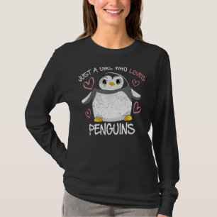 Zoo Animal Penguin Girls Niedliche Antarktis T-Shirt