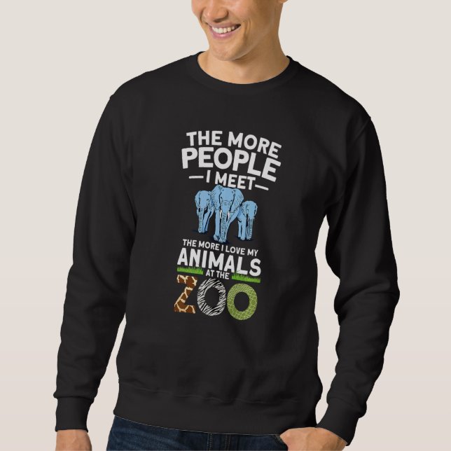 Zoo Animal Zookeeper Sweatshirt (Vorderseite)
