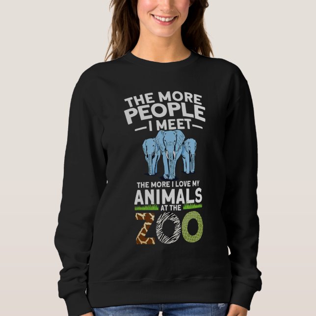Zoo Animal   Zookeeper Sweatshirt (Vorderseite)