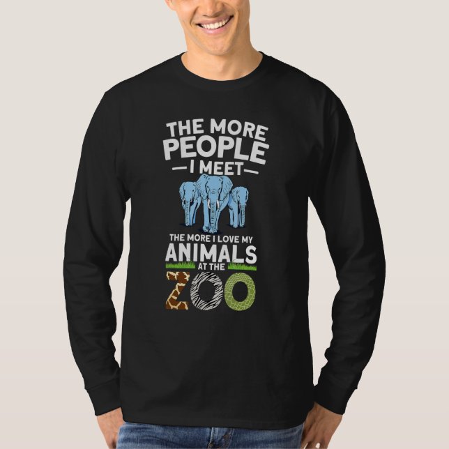 Zoo Animal   Zookeeper T-Shirt (Vorderseite)