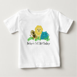 Zoo Animals Baby's 1. Geburtstag Baby T-shirt