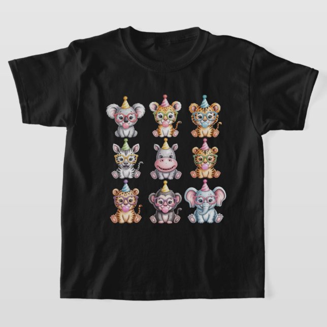 Zoo Animals Wildlife Birthday Party Zoo Day T-Shirt (Ablage )