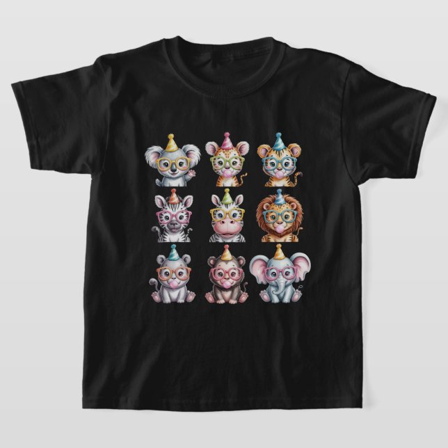 Zoo Animals Wildlife Birthday Party Zoo Day T-Shirt (Ablage )