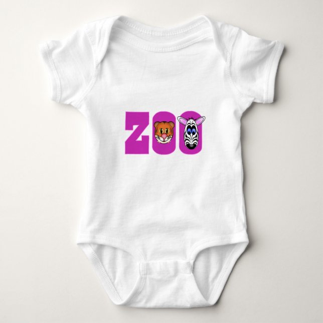 ZOO BABY STRAMPLER (Vorderseite)