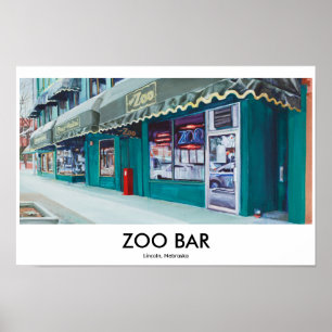 Zoo-Bar-Poster Poster