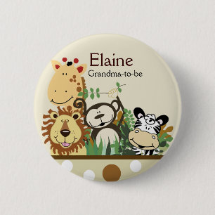 ZOO-CREW-DSCHUNGEL-NAMEN-UMBAU personalisierter Button