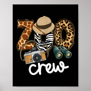 Zoo Crew Leonard Safari Tierreich Zoo Wärter Poster