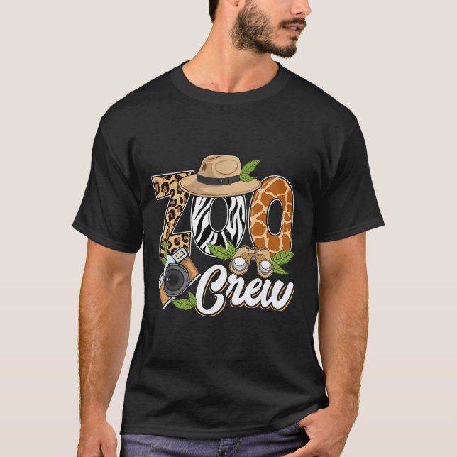 Zoo Crew Safari Animals Wildlife Animal Wild Field T-Shirt (Vorderseite)