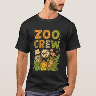 Zoo Crew Safari Niedlicher Jungle Schulhof Tr T-Shirt