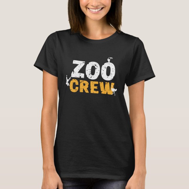 Zoo Crew Safari Squad Team Zoologist Keeper Kid Re T-Shirt (Vorderseite)