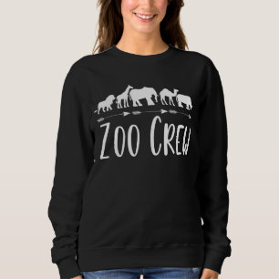 Zoo Crew Safari Tier für Kinder oder Erwachsene Zo Sweatshirt