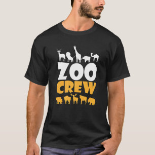 Zoo Crew Safari Tierwelt Zookeeper Zoologi T-Shirt